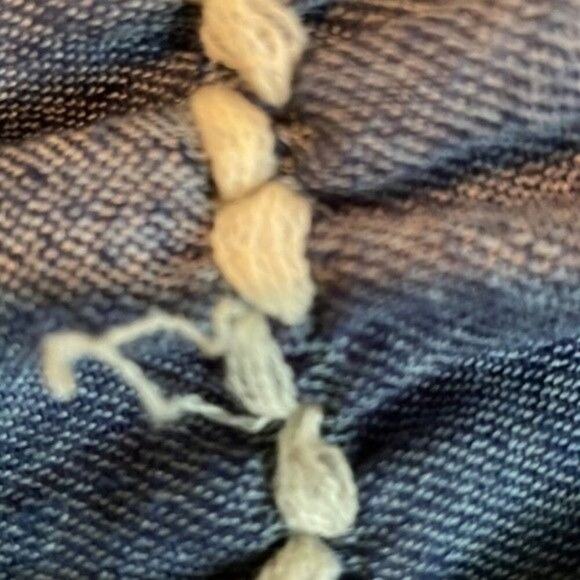 Conbipel Blue Fringe Scarf - Picture 13 of 15